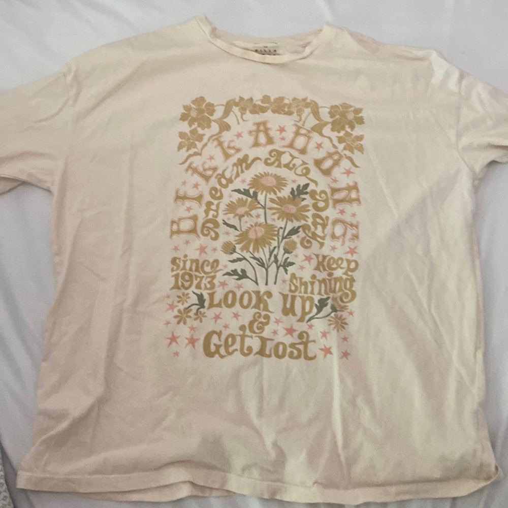 oversized billabong tee shirt